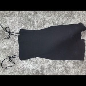 Black cocktail dress